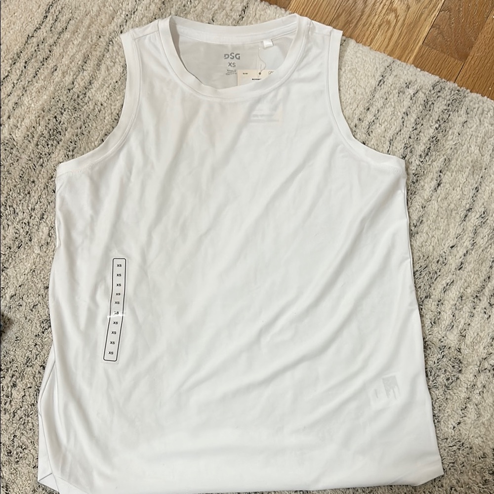 DSG Men's White Tank Top